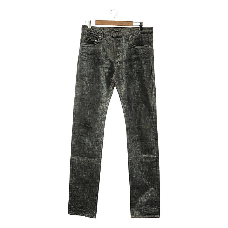 Dior homme / ディオールオム | 2006AW | エディスリマン期 シルバーコーティング デニムパンツ | 32 | シルバー | メンズ