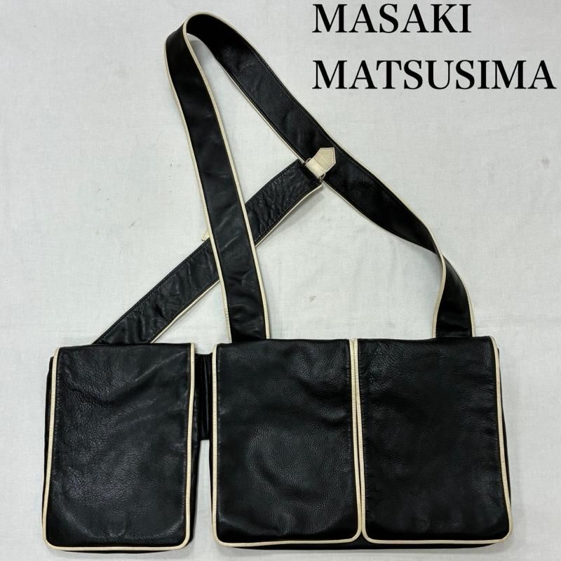 Masaki Matsushima マサキマツシマ ショルダーバッグ カーフ