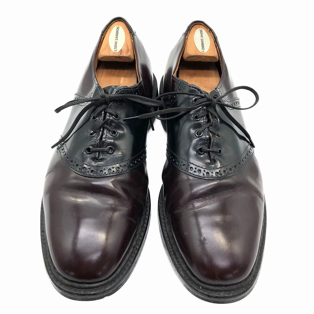 Allen Edmonds アレンエドモンズ サドルシューズ レザーシューズ 本革 ダークレッド (メンズ 9 D) 中古 古着 KA0767