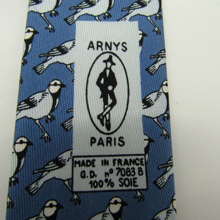 90'sビンテージ古着！フランス製ARNYS シルク100パーセントネクタイ 90年代 ニアビンテージ エルメスネクタイ | Room Style Store