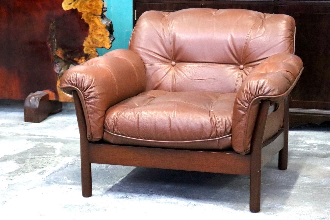 GMIH223D○maruni | マルニ Madison 1人掛けソファ シングルソファ 本革 ブラウン 北欧スタイル ヴィンテージ オールドマルニ