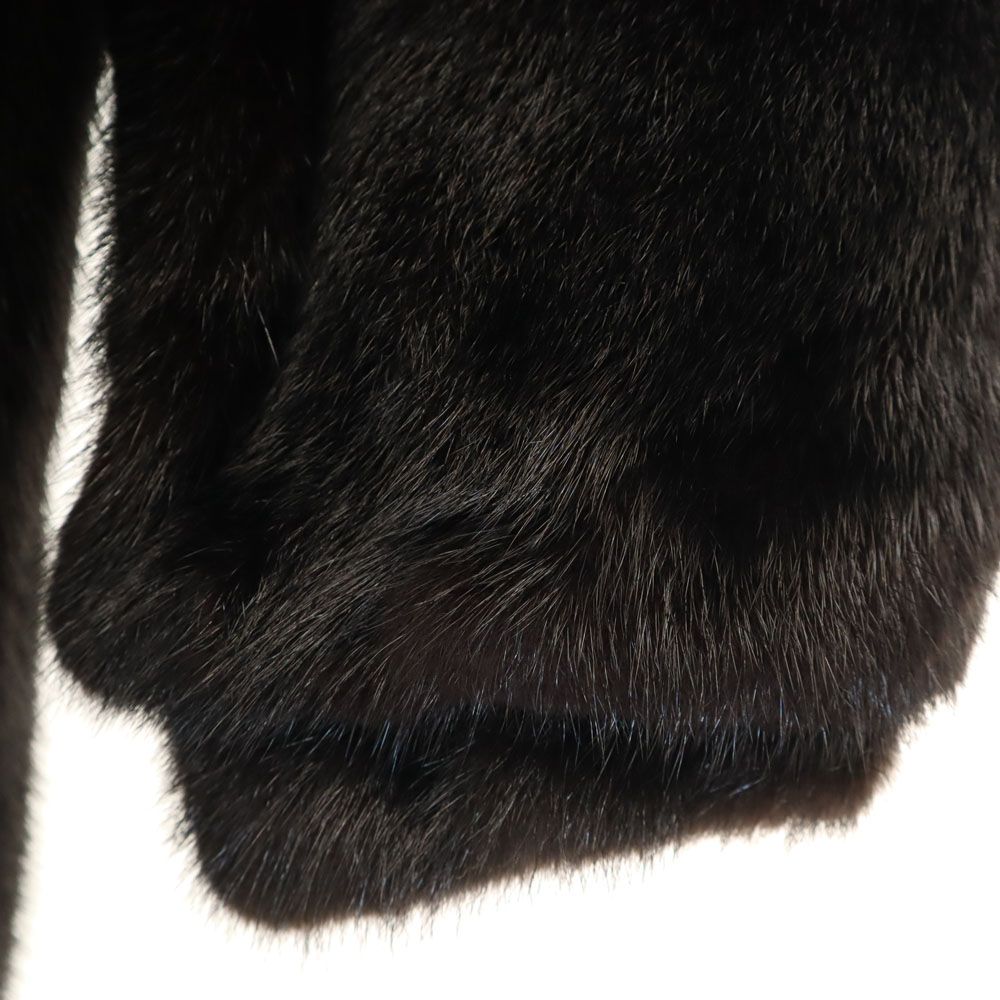 サガミンク ベルビジョン 毛皮コート 9 ダークブラウン SAGA MINK