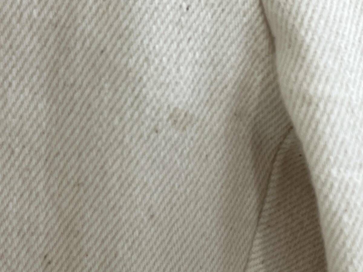 NEAT ニート CONE MILLS WHITE DENIM コーンミルズ ホワイトデニム チノパン size 46 アイボリー 綿 コットン 汚れ有り メンズ