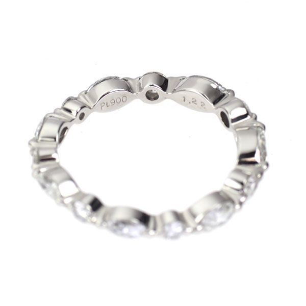 Pt900 ダイヤモンド リング 1.22ct フルエタニティ - メルカリ