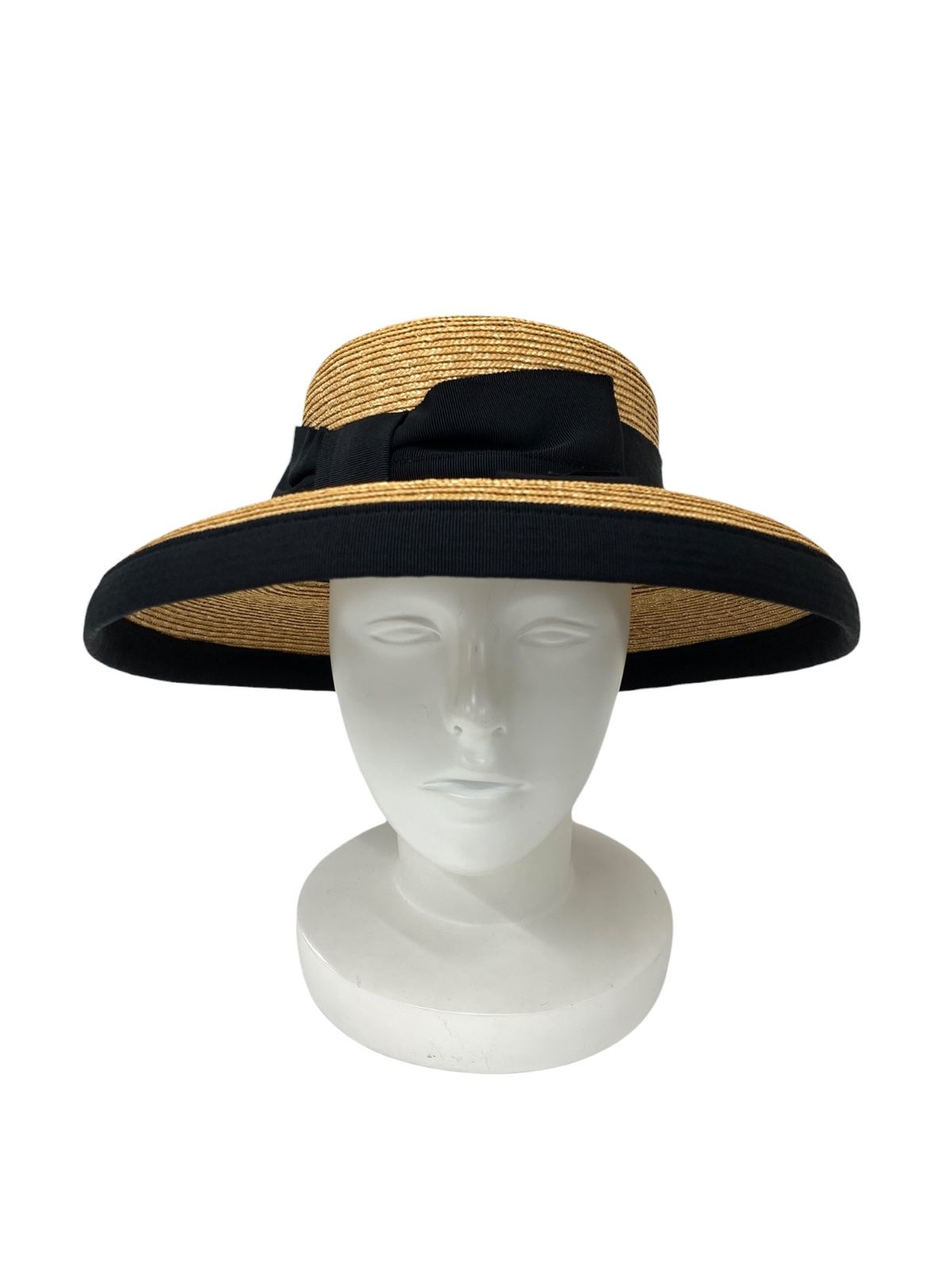 FOXEYフォクシーブティックリボンストローハット麦わら帽子☆ 未使用