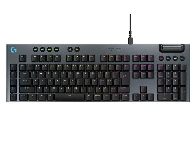 [Brand New, Ships in 4 Business Days] G915XLNBK Gaming Keyboard G915 X (Linear) Black G915X-LNBK Wired/USB