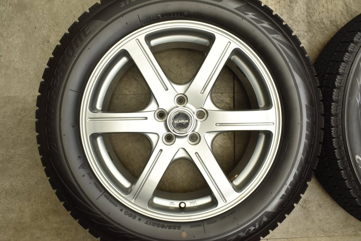 バリ溝 バルミナ 17in 7J 53 PCD100 ブリヂストン ブリザック VRX2 225 60R17 SJフォレスター GT XV レガシィアウトバック BR 可 TRITUETUBI_COM