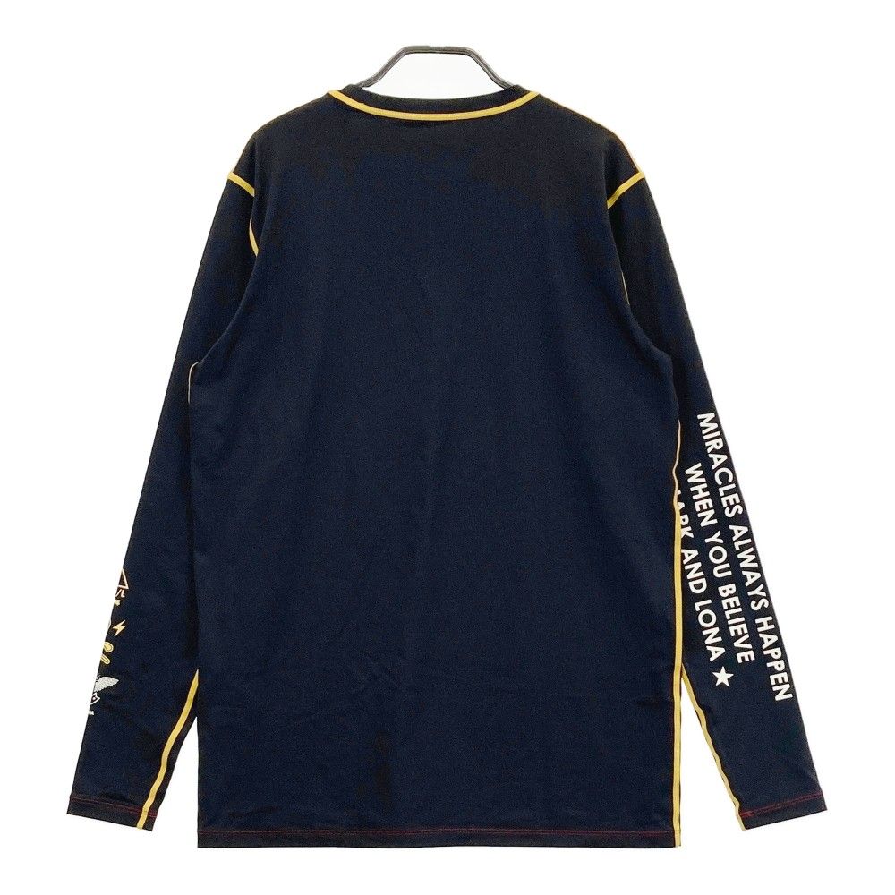 サイズ：50 MARK&LONA マークアンドロナ  長袖 インナーTシャツ  ブラック系 [240101463086] ゴルフウェア メンズ ストスト サイズ：50 MARK&LONA マークアンドロナ 長袖 インナーTシャツ