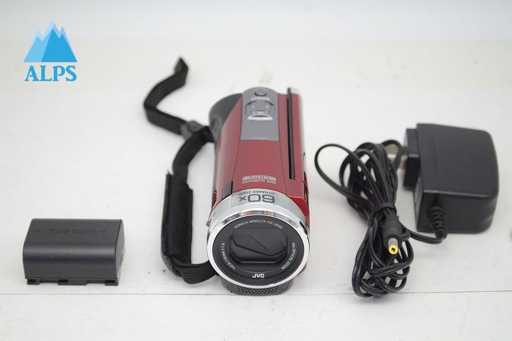 JVC ケンウッド GZ-HM133 デジタルビデオカメラ レッド 250930a