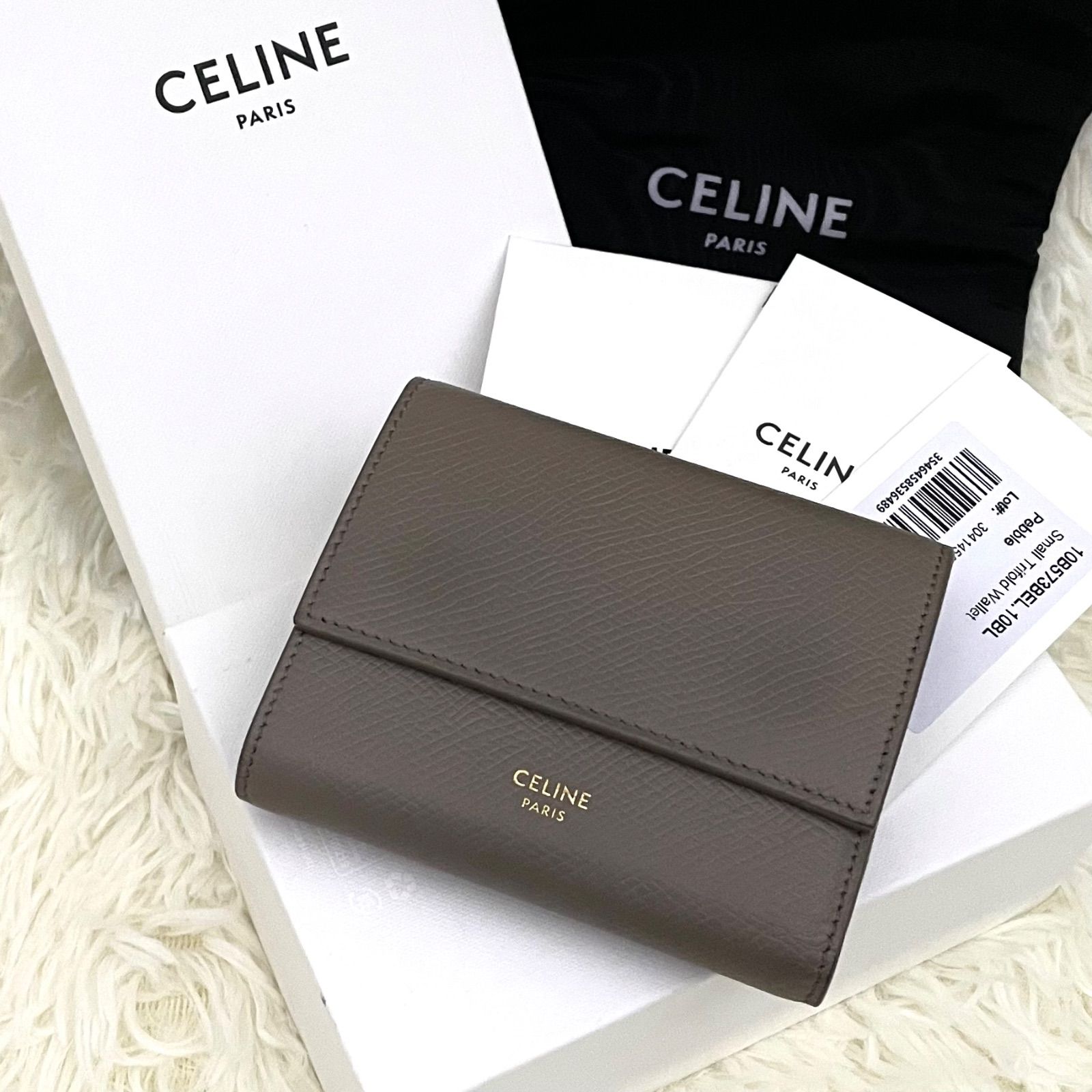 楽天市場】Celine セリーヌ Small Tri-Fold Wallet 三つ折り財布