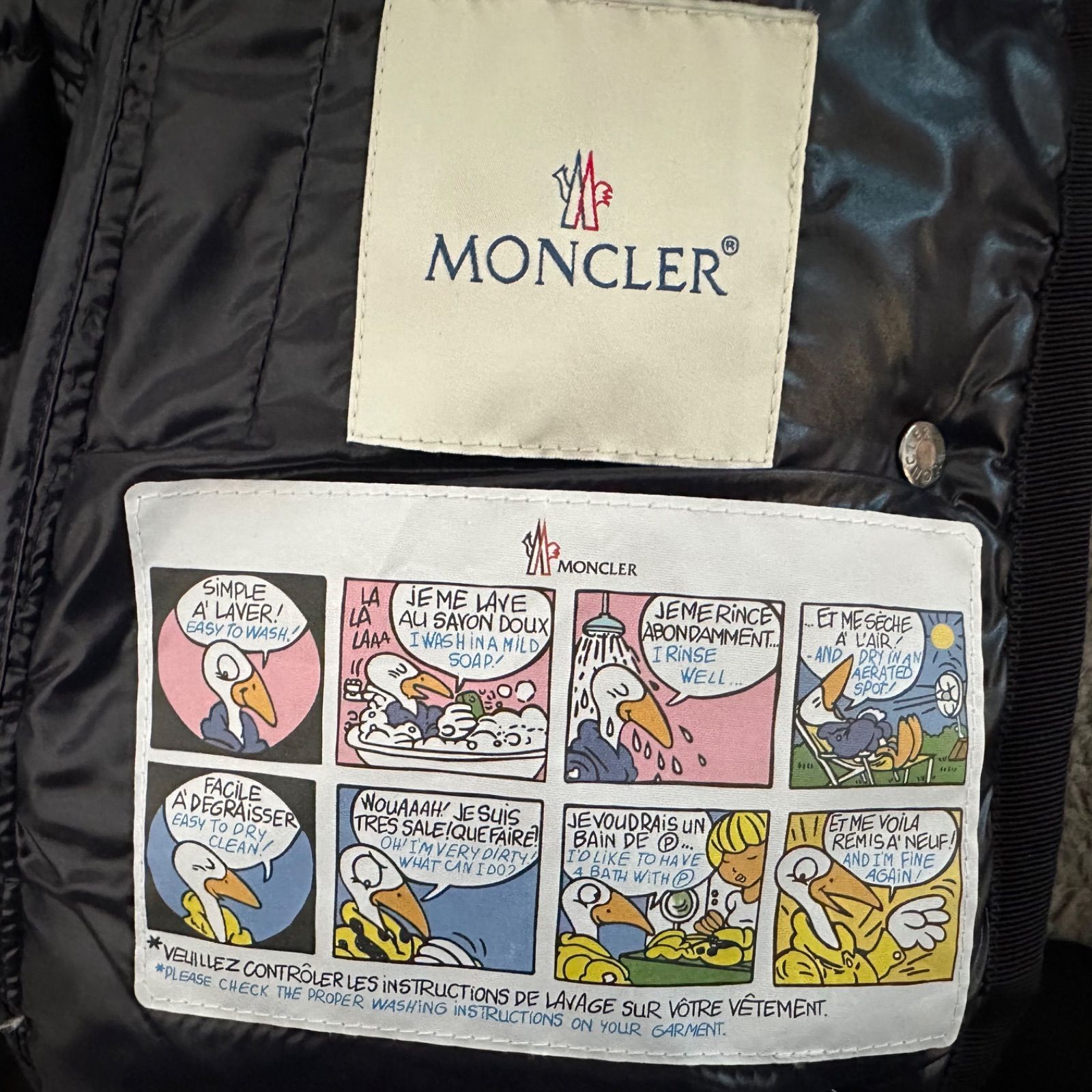 Moncler Armoise アルモワーズ navy - メルカリ