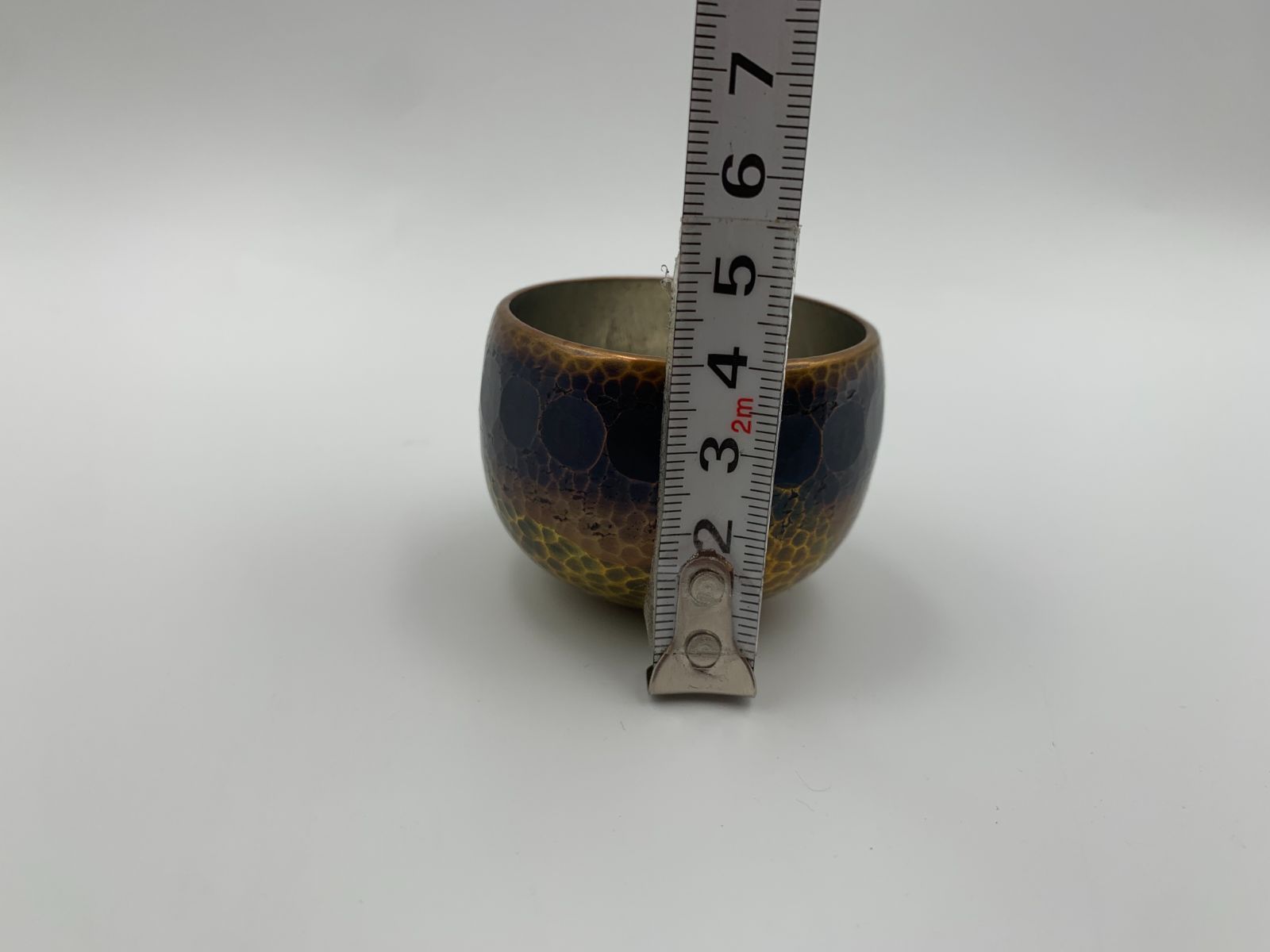 m7070801 玉川堂 ぐい呑 玉打 鎚起銅器 ぐい呑み - メルカリ