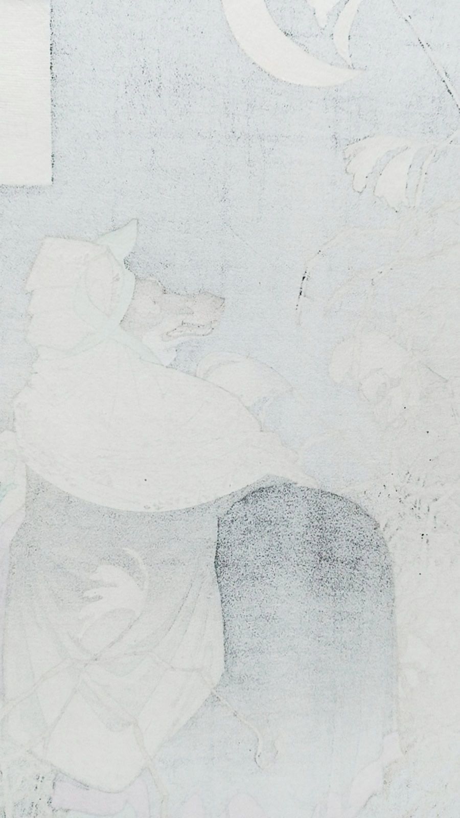 月岡芳年 有名シリーズ 月百姿「雨後の山月 時致」1885年