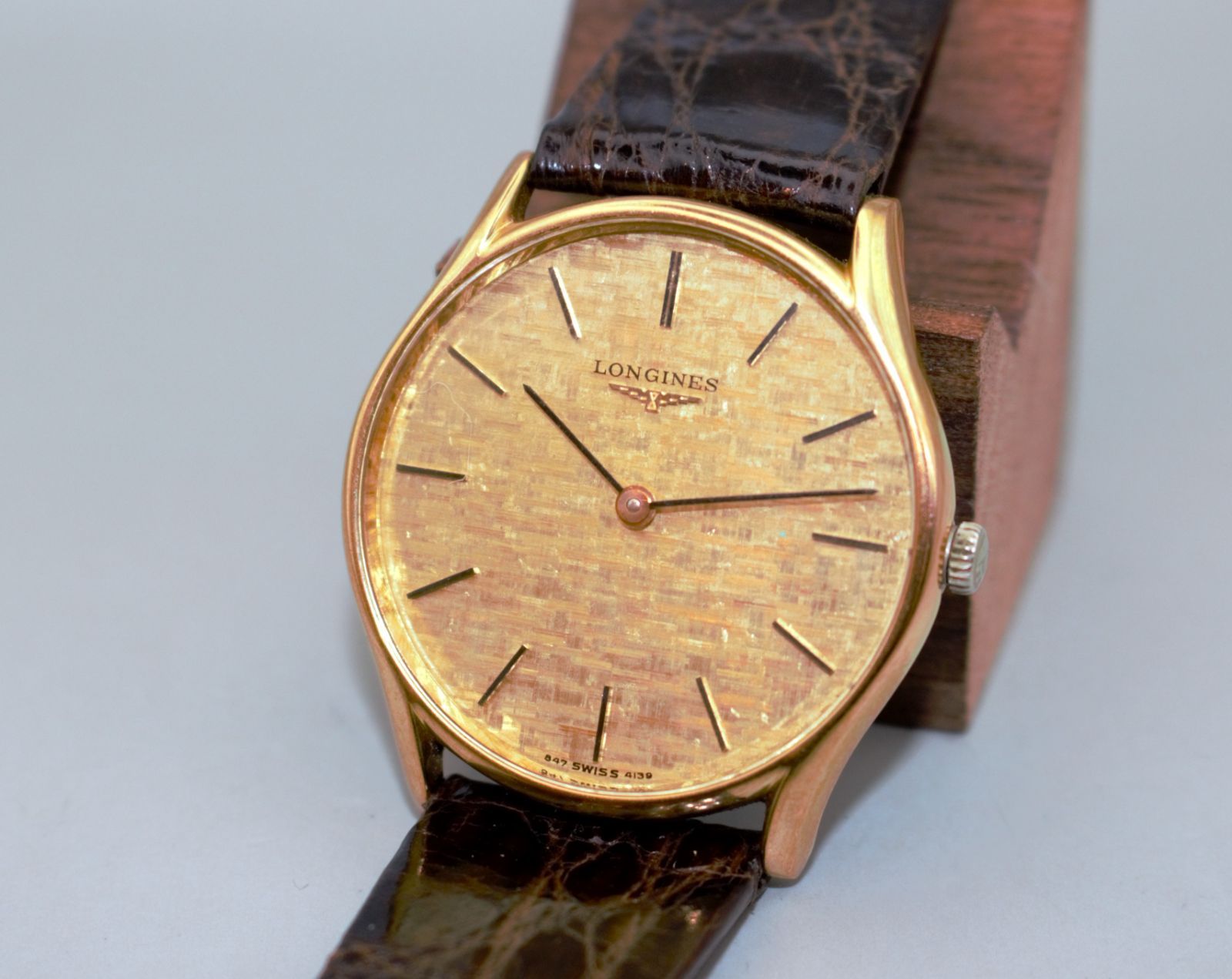 ロンジン ファッション 裏蓋シール付美品 LONGINES ロンジン 60s 手