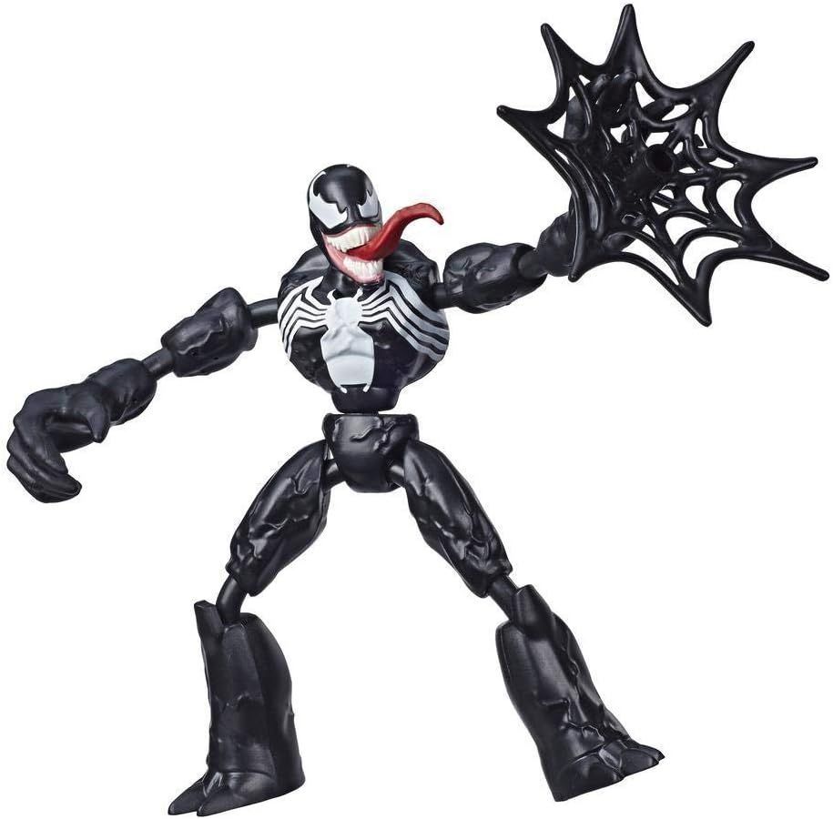 MARVEL マーベル スパイダーマン ベンドアンドフレックスシリーズ 6インチフィギュア ヴェノム VENOM E7689 正規品 ウェブアクセサリ付き