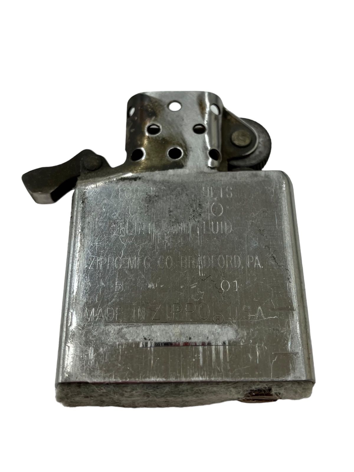 ZIPPO ジッポ 2001年製☆動作品☆ - ☆もったいなーい☆12/31～1