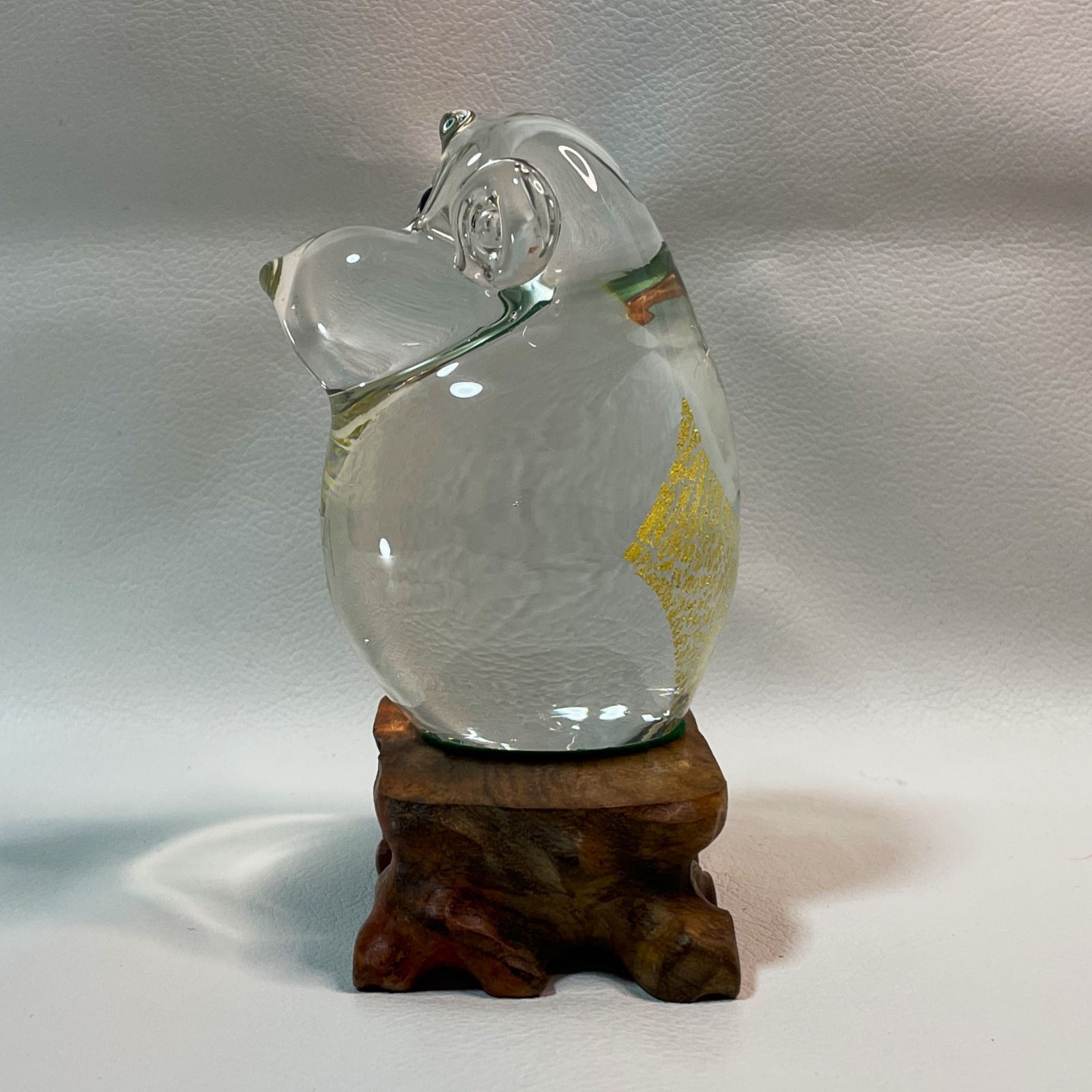 グラス コースト GLASS COAST サル 猿 置物 ガラス工芸 フィギュ グラス コースト GLASS COAST サル 猿 置物 ガラス工芸 フィギュ