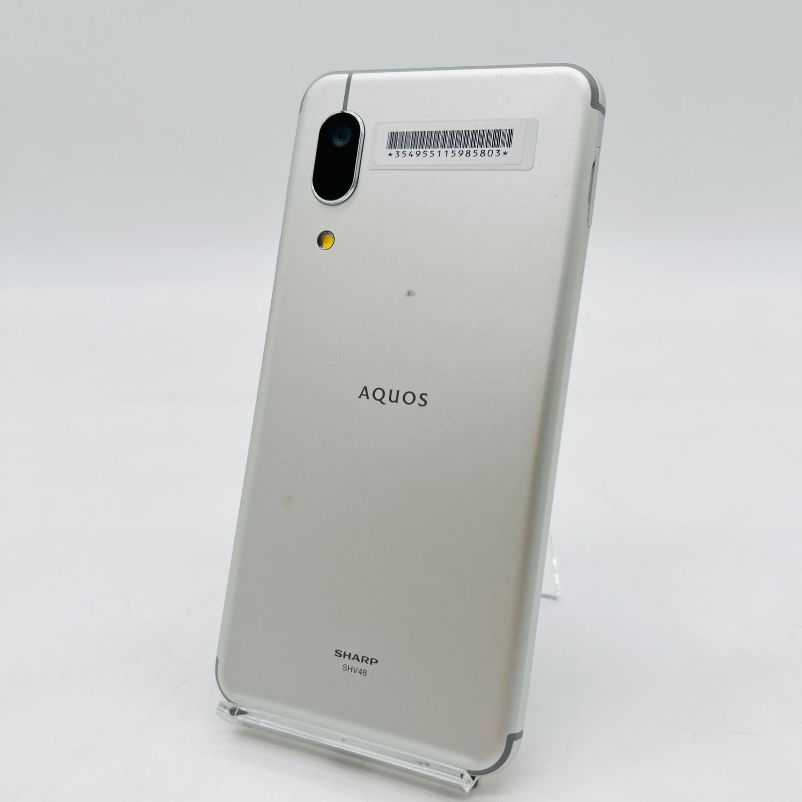 au AQUOS sense3 basic SHV48 32GB シルバー 利用制限〇 動作