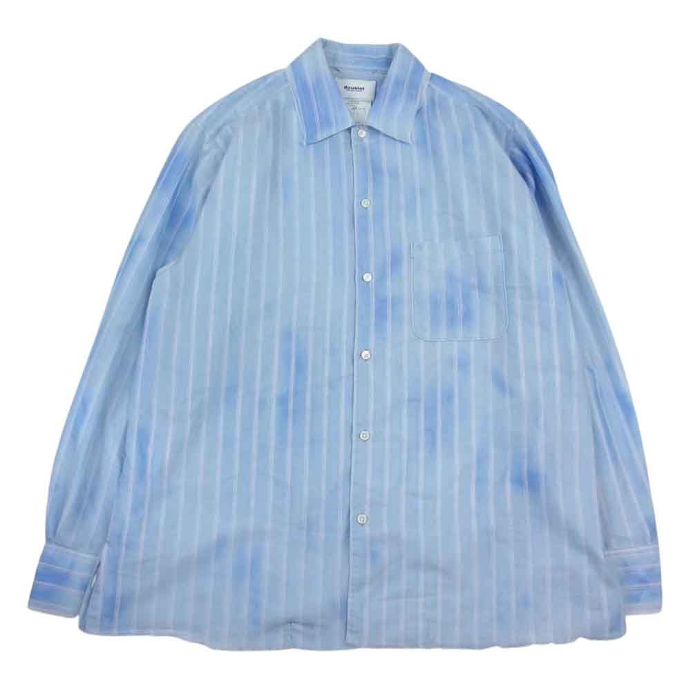 ダブレット doublet 22SS BLEACHED GAUZE SHIRT ブリーチ ガーゼ