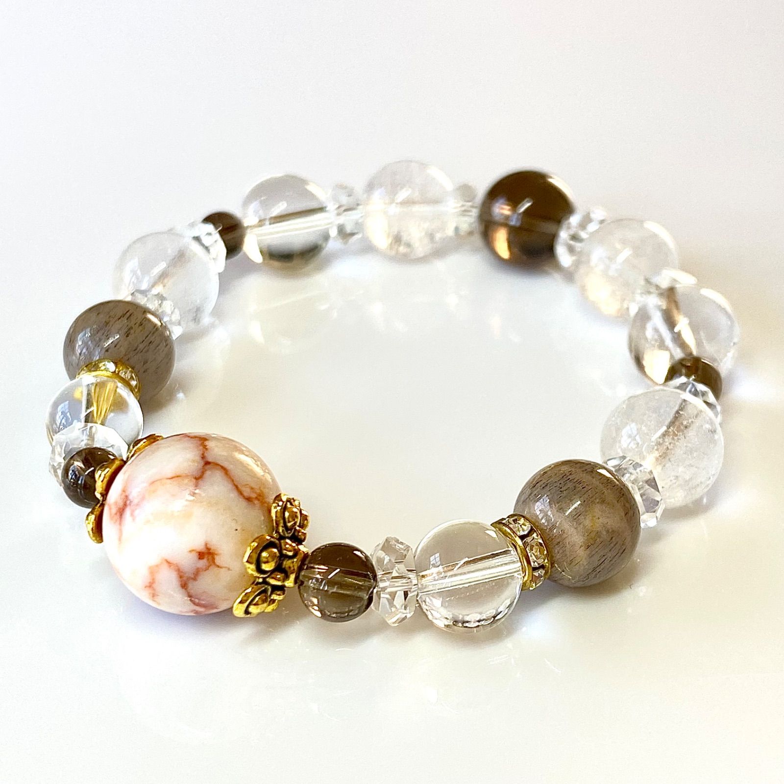 ブラウンムーンストーン 光波動