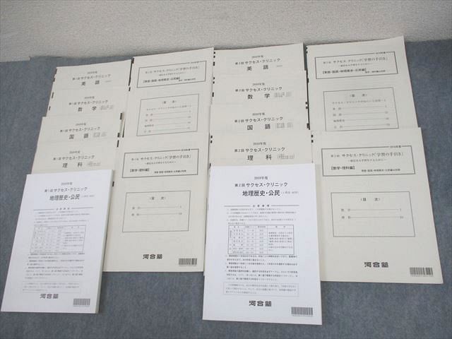 【第1回・第2回】サクセスクリニック（解答解説つき） 第1回・第2回】サクセスクリニック（解答解説つき） （2023年度