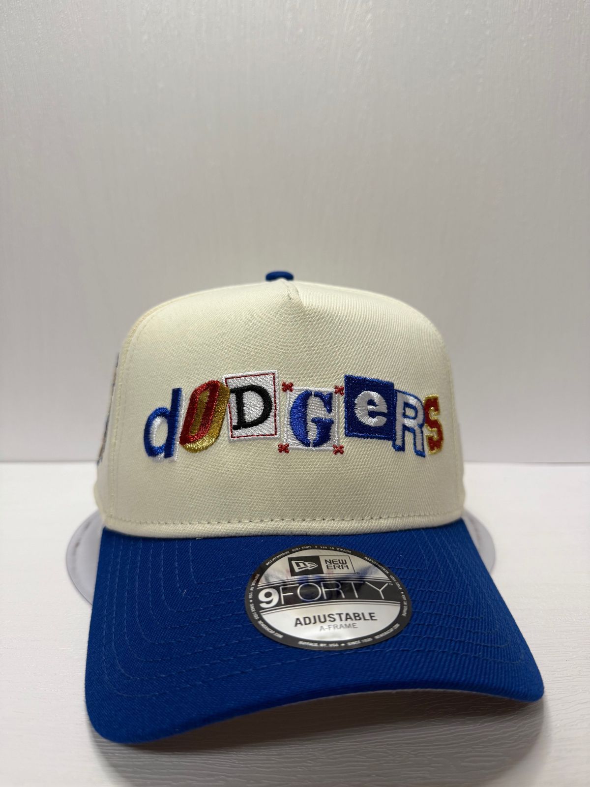 Newera ロサンゼルスドジャース 40thアニバーサリー 9forty A-FRAME スナップバックキャップ ツートン