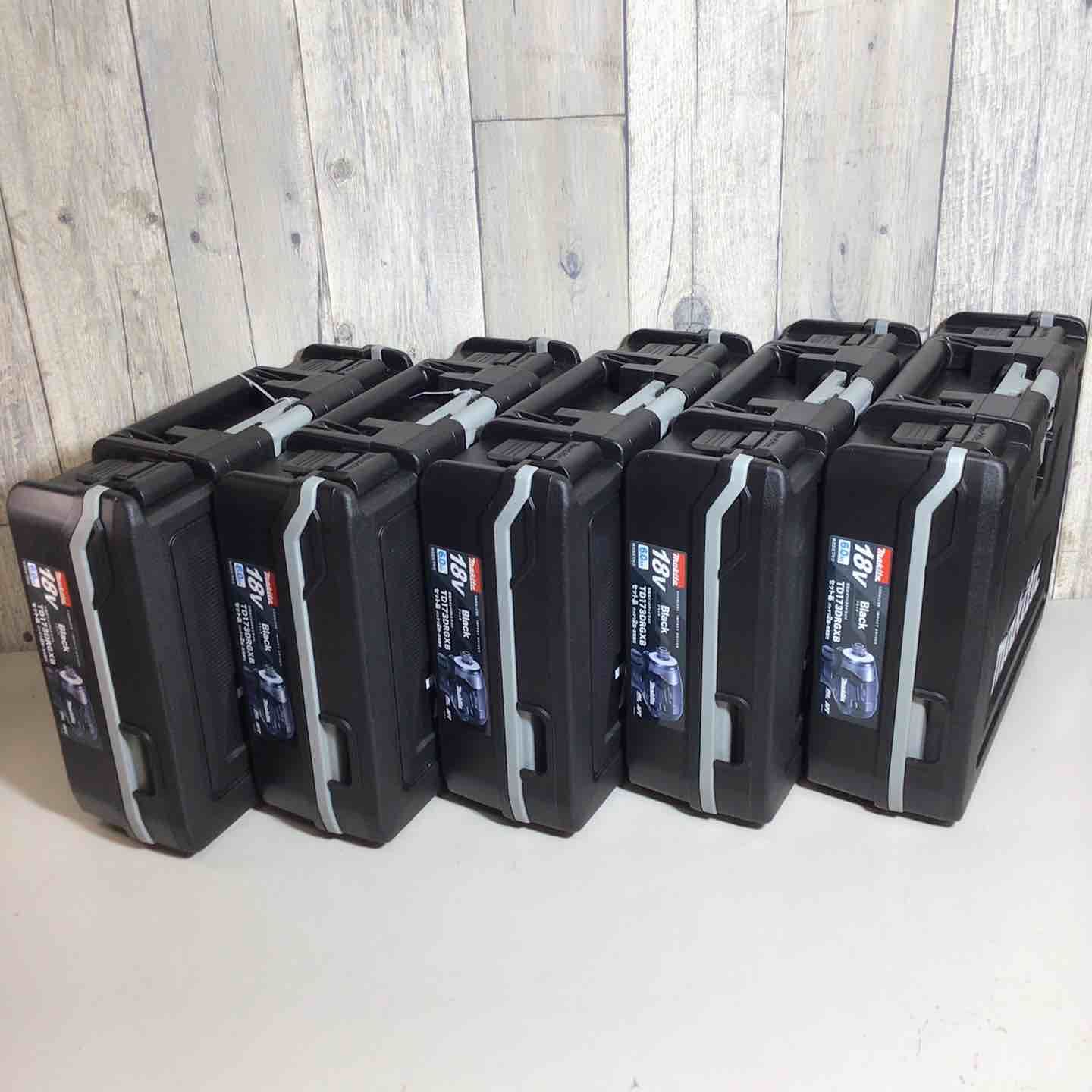 マキタ makita コードレス インパクトドライバー TD173DRGXB 5台 フルセット インパクト ブラック 黒 純正 純正品 戸田店