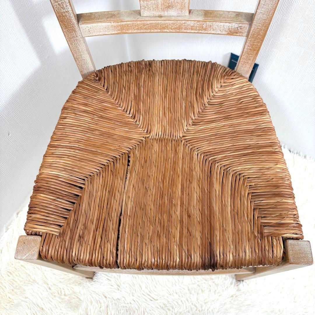 良品】 ラッシチェア アンティーク ダイニングチェア ペーパーコード