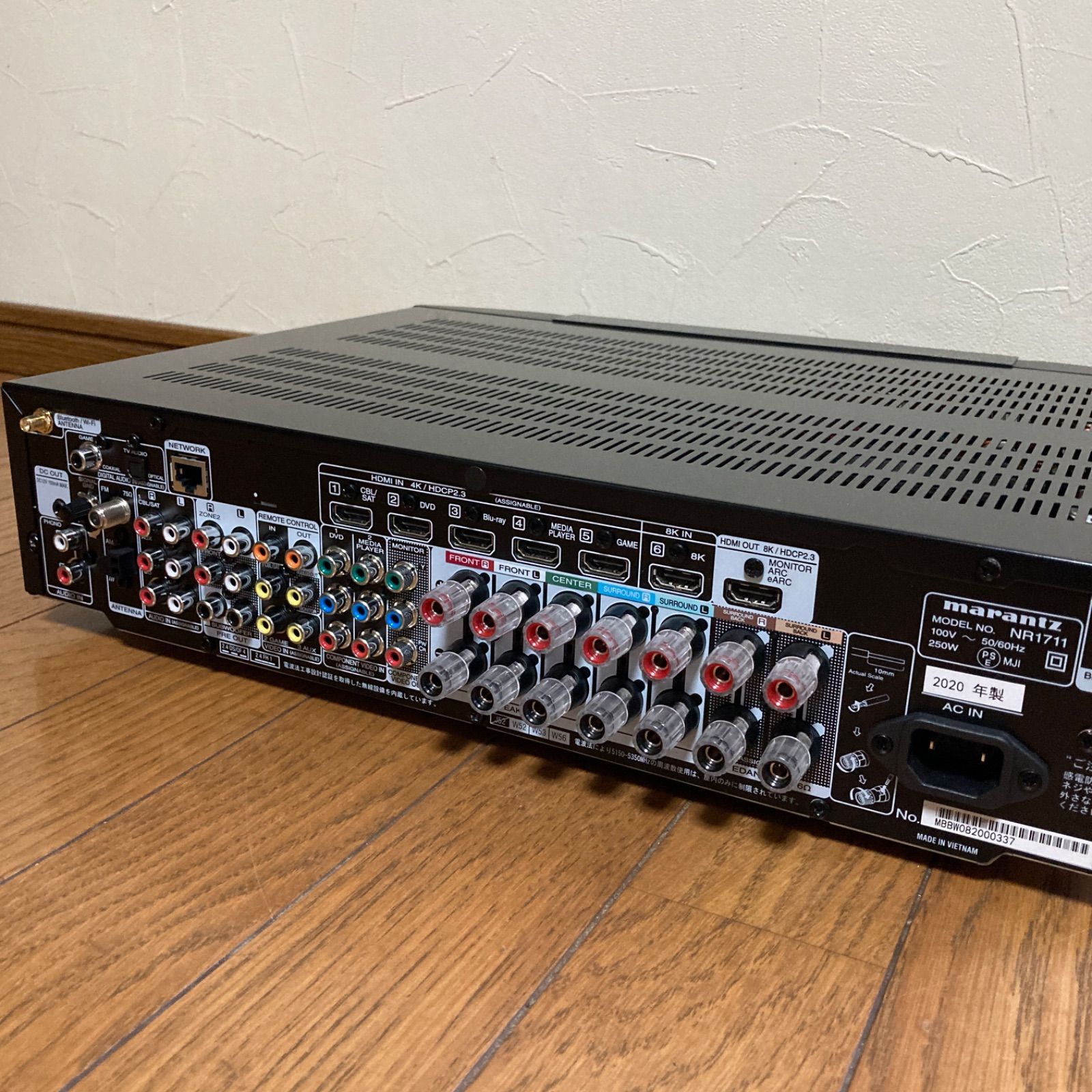 展示品 マランツ Marantz AVアンプ ブラック NR1711FB ハイレゾ対応 /Bluetooth対応 /Wi-Fi対応 /ワイドFM対応 / 5.1.2ch /DolbyAtmos対応(マランツ)｜売買されたオークション情報、yahooの商品情報をアーカイブ マランツ