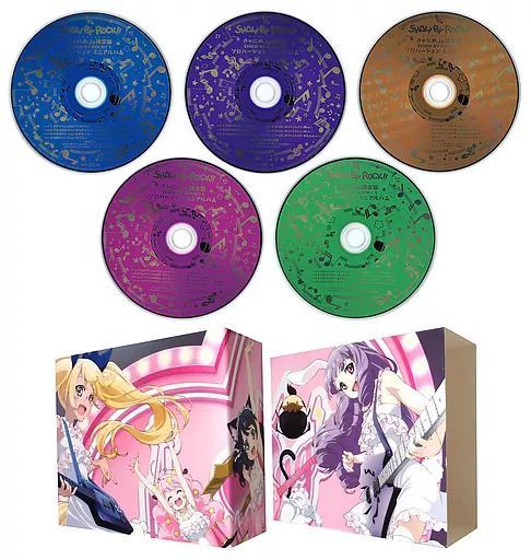 【】アニメCDセット TVアニメ「SHOW BY ROCK!!」 きゃにめ特典1～5巻特典CD 全5巻セット[きゃにめ6巻特典収納BOX付き]