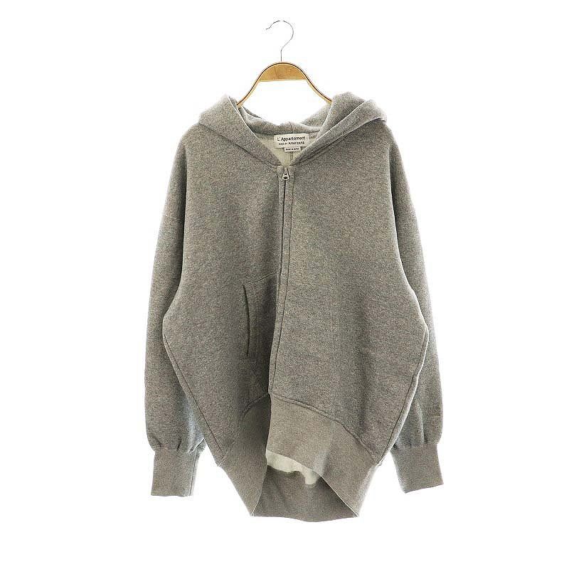 アパルトモン AMERICANA WIDE FULLZIP HOODIE AMERICANA/アメリカーナ】 WIDE FULLZIP HOODIE（パーカー）｜L