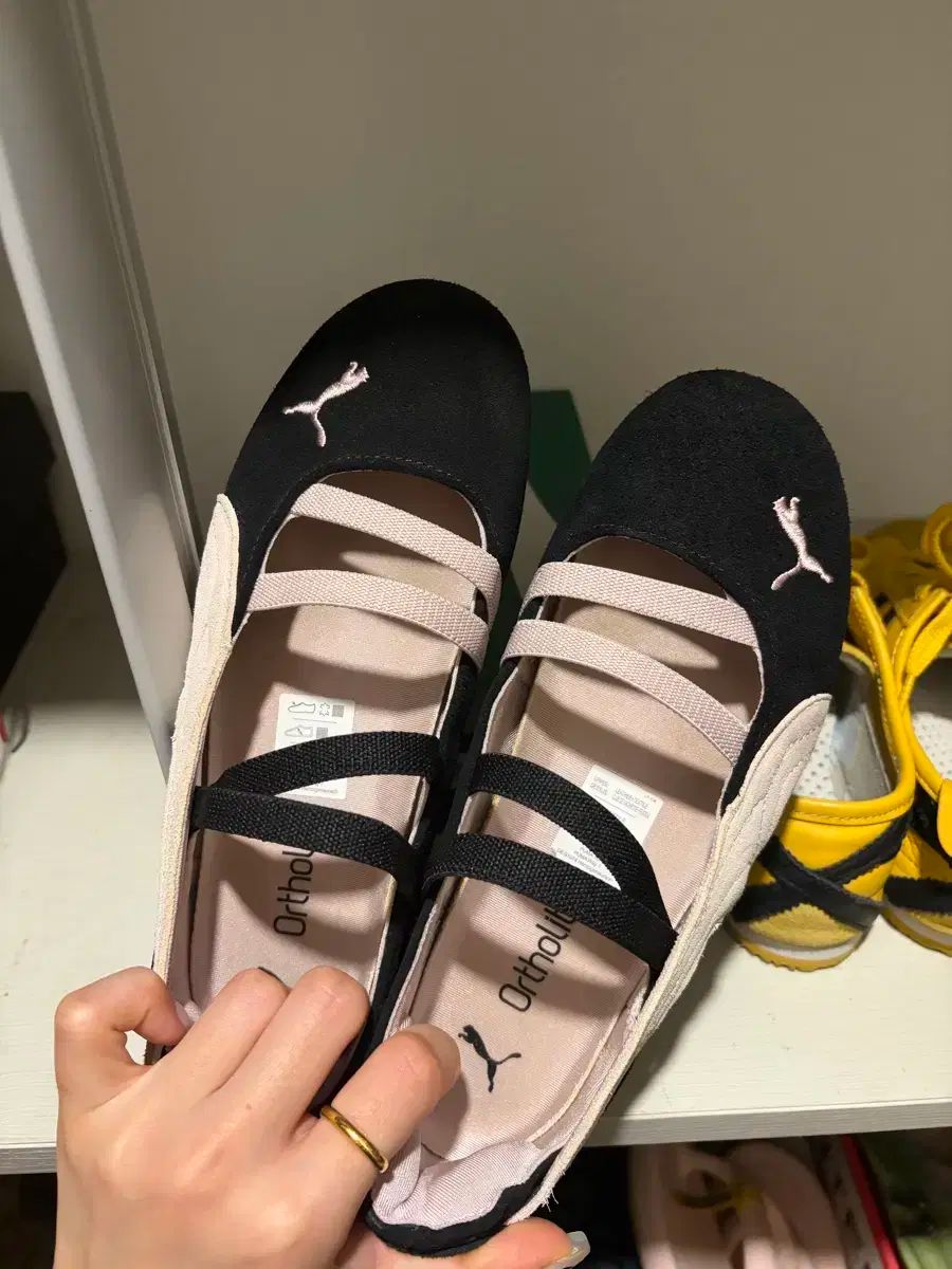 プーマ スピードキャット バレエ スウェード ブラック 225