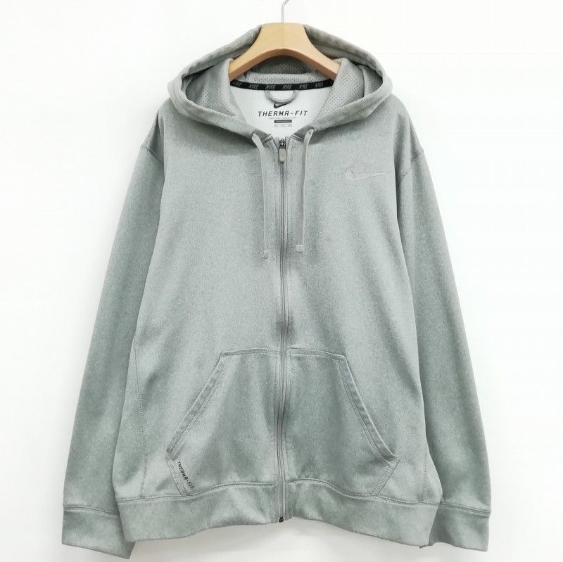 NIKE THERMA FIT ナイキ　セットアップ　グレー　水色　L NIKE THERMA FIT ナイキ セットアップ グレー 水色 L NIKE