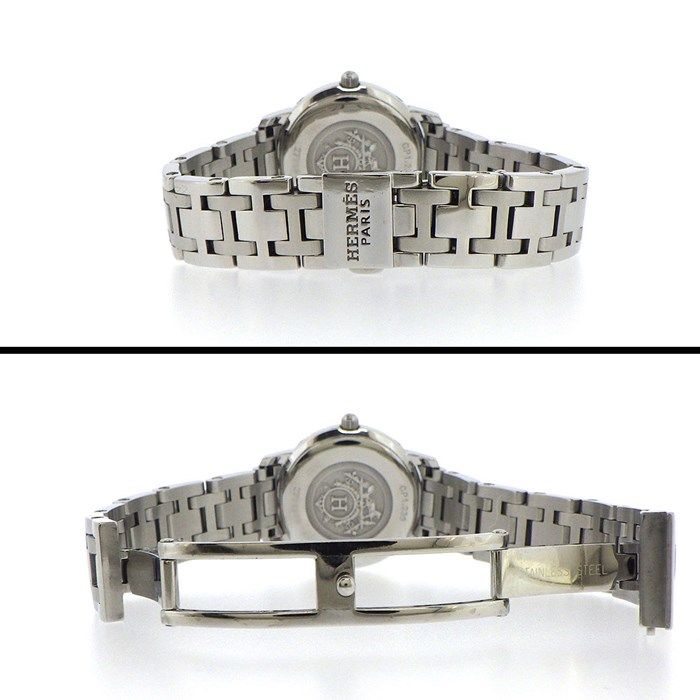 エルメス HERMES 腕時計 クリッパー CP1.230 デイト