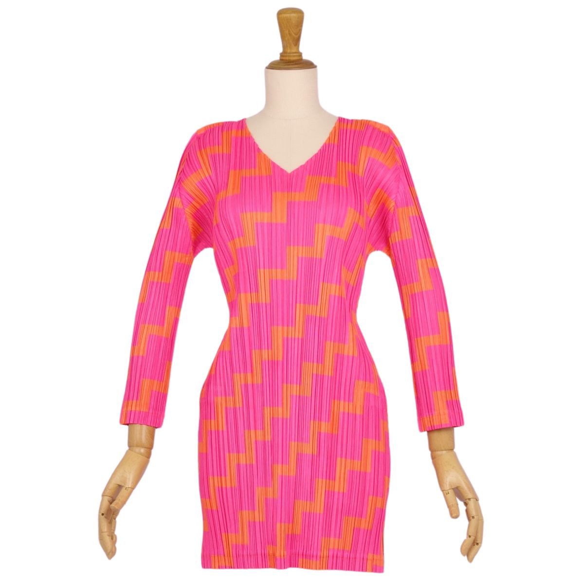 極美品 プリーツプリーズ イッセイミヤケ PLEATS PLEASE ワンピース