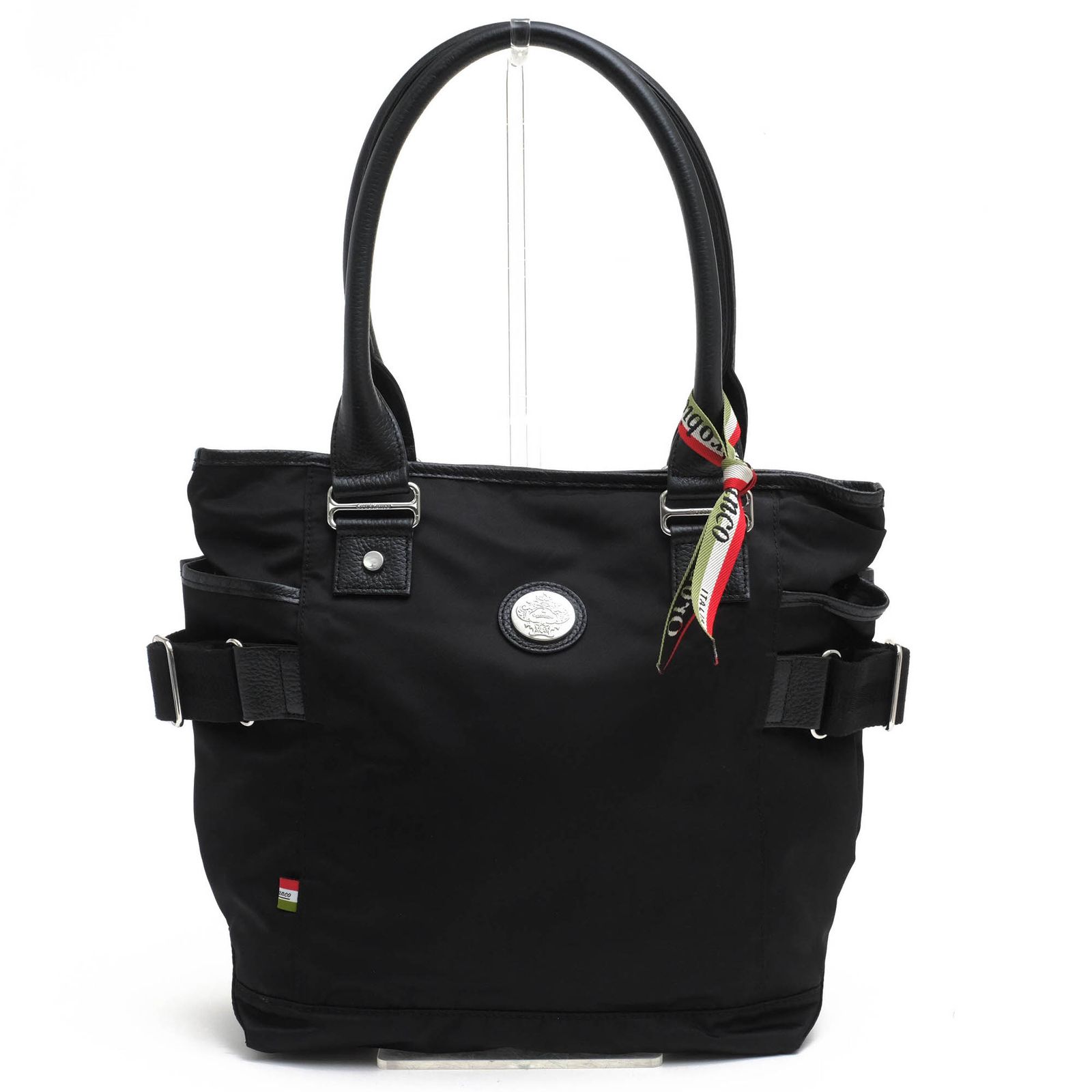 オロビアンコ OROBIANCO バッグ ハンドバッグ ナイロン×レザー ダークブラウン オロビアンコ／orobianco バッグ トートバッグ 鞄 ハンドバッグ メンズ