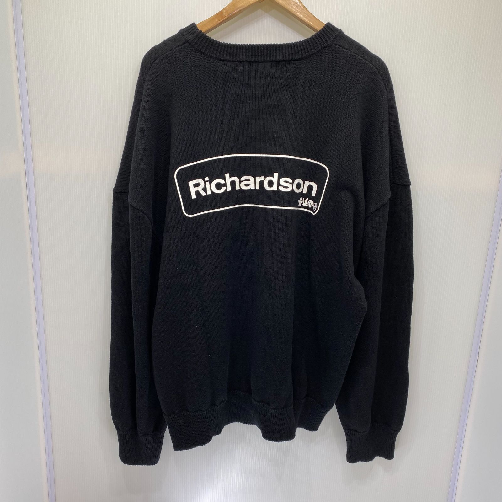 RICHARDSON 21AW コットン ニット セーター RIK-61010-B XL ブラック 
