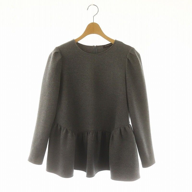 エムプルミエ M-Premier 24AW ダンボールニットペプラムカットソー