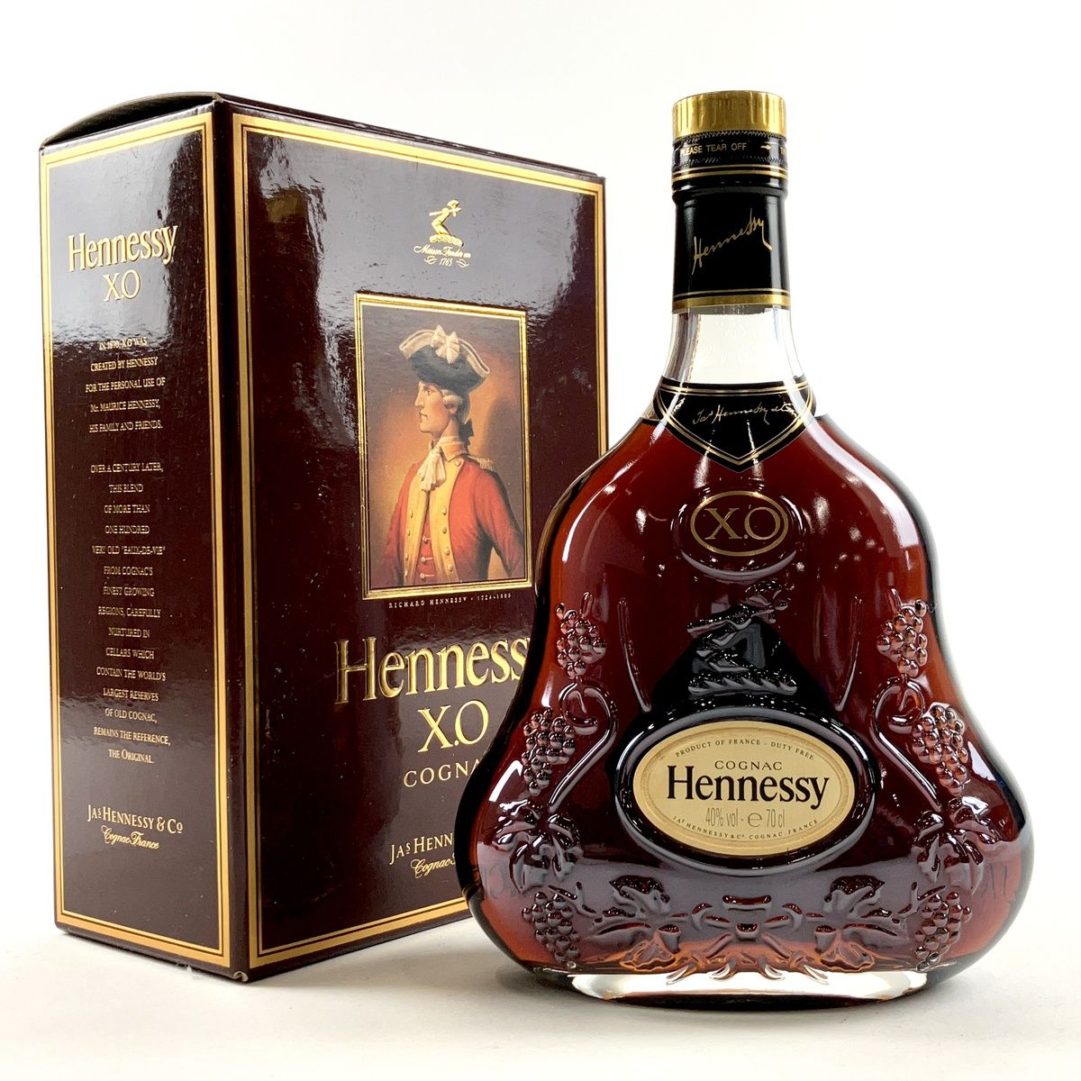 ヘネシー Hennessy XO 金キャップ クリアボトル 700ml