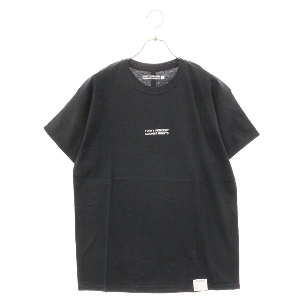 FPAR/FORTY PERCENTS AGAINST RIGHTS (フォーティーパーセント アゲインストライツ) 20SS BANNER S/S  TEE バナーロゴプリント クルーネック 半袖Tシャツ カットソー ブラック 201NTFP-STM09 - メルカリ