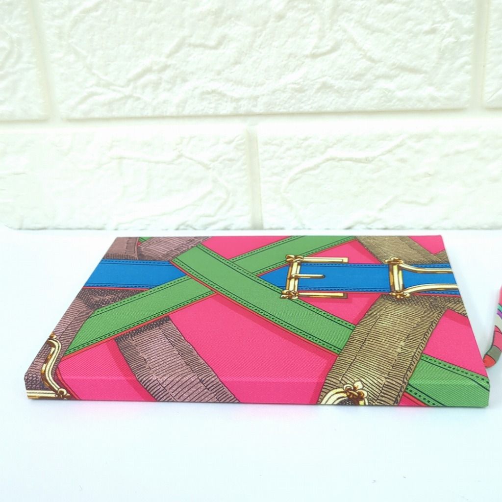 割引 エルメス ベルトデザイン ノートブック メモ帳 ピンク カーキ