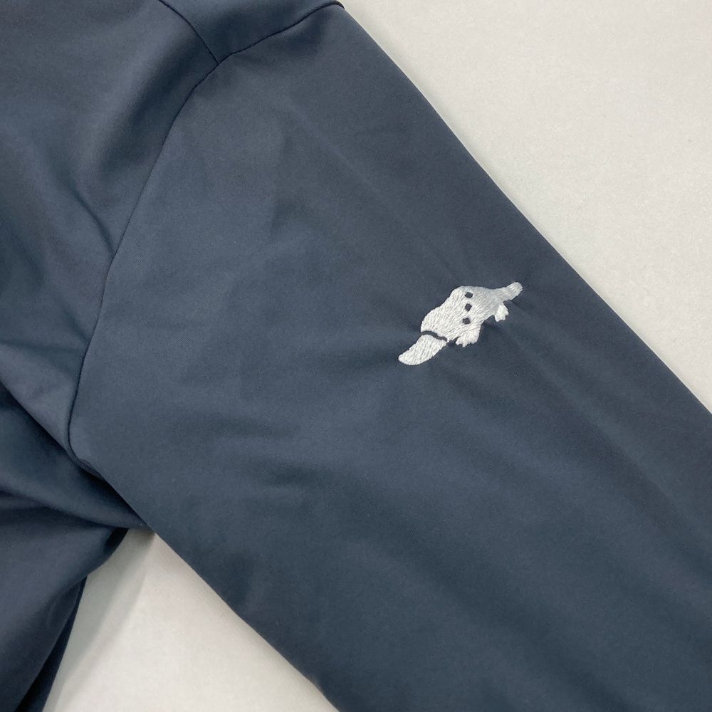 サイズ M ROUGH-SWELL ラフアンドスウェル 長袖ポロシャツ ボタンダウン グレー系 240101529437 ゴルフウェア メンズ ストスト WHITEMONARCHHOTEL_COM