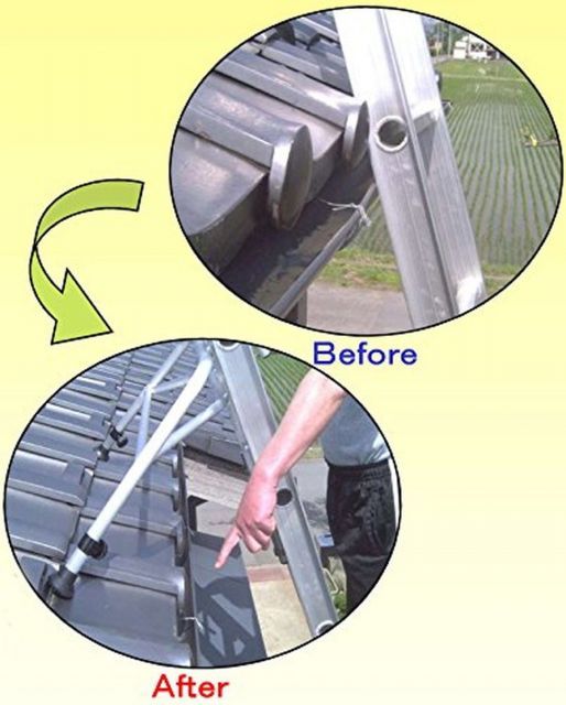 ハシゴ用アタッチメント 雨どい用