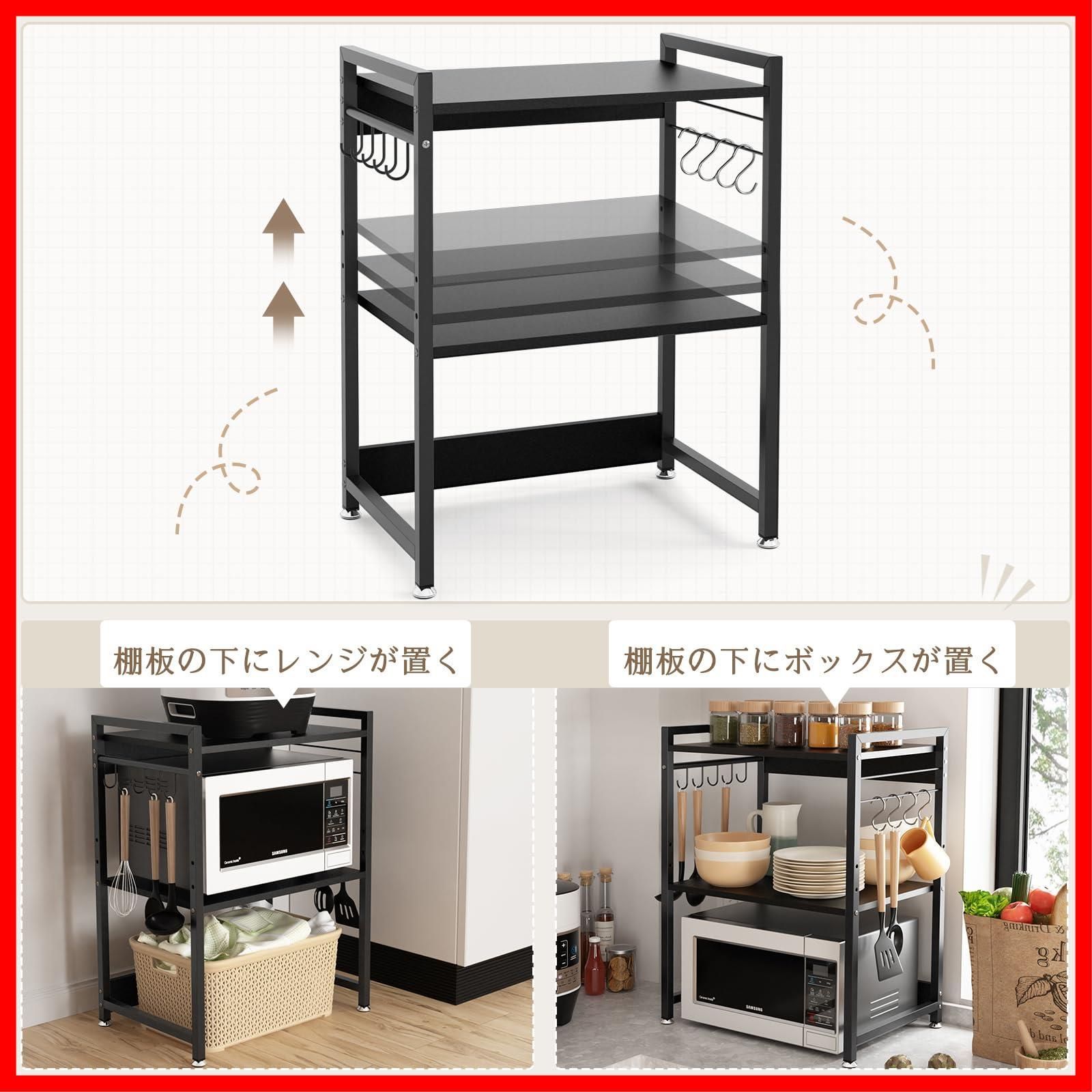 キッチン収納 高強度のメラミン加工