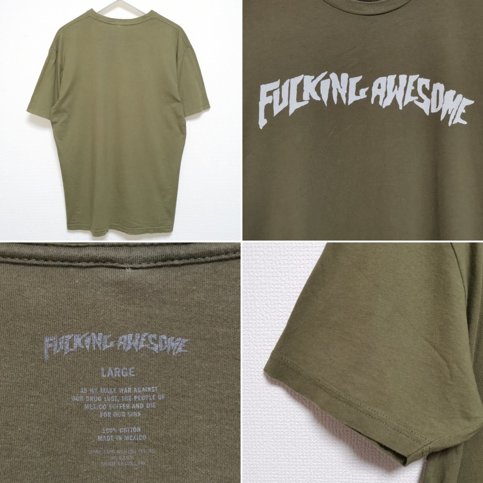 L ファッキンオーサム FUCKING AWESOME Tシャツ SUPREME