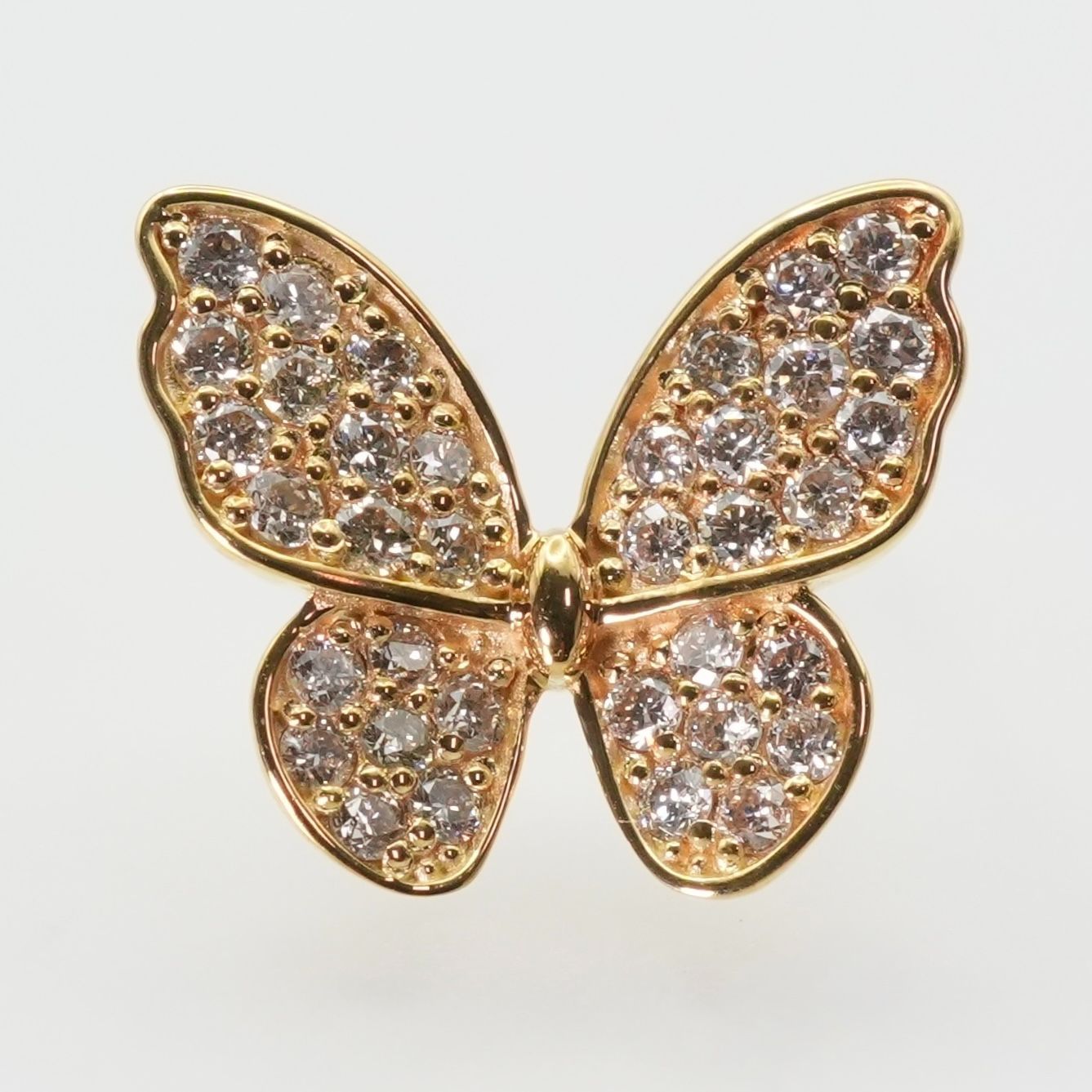 LKサロン バタフライ ダイヤ 0.20ct K18 ピアス/25-1798S グラフ GRAFF  