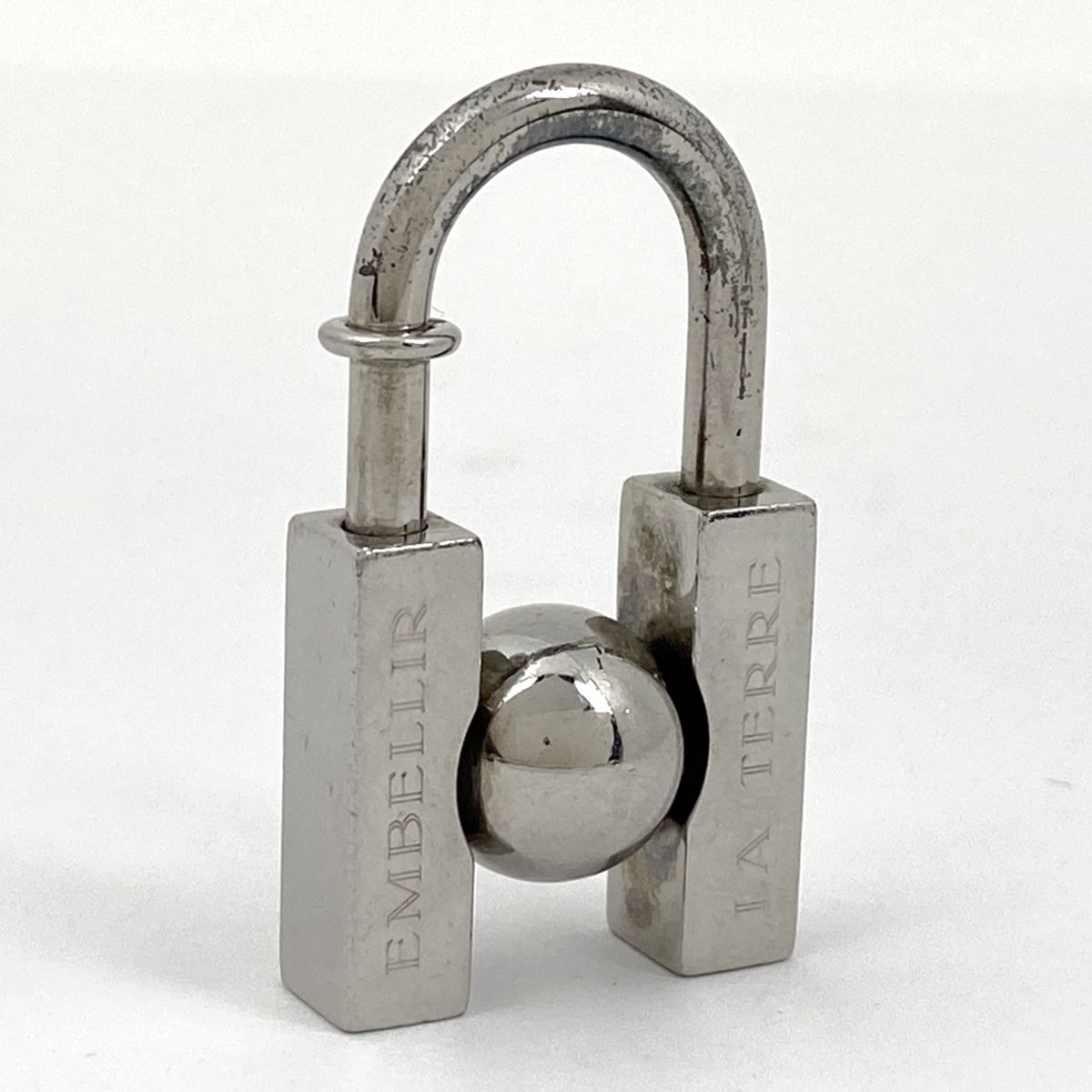 エルメス HERMES カデナ バッグチャーム 2001 地球 キーホルダー