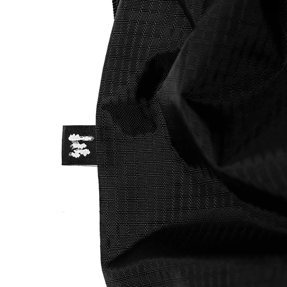 KAWA BACKPACK 川 バックパック リュック RIPSTOP KNAPSACK BLACK スケートボード スケボー LLC-HASEGAWATOSO_COM