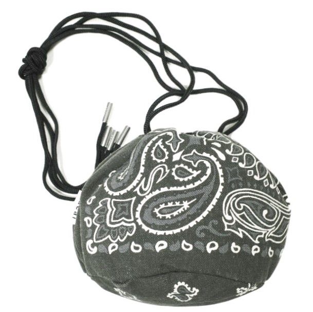 sacai サカイ Zantan Kinchaku ペイズリー巾着ショルダーバッグ