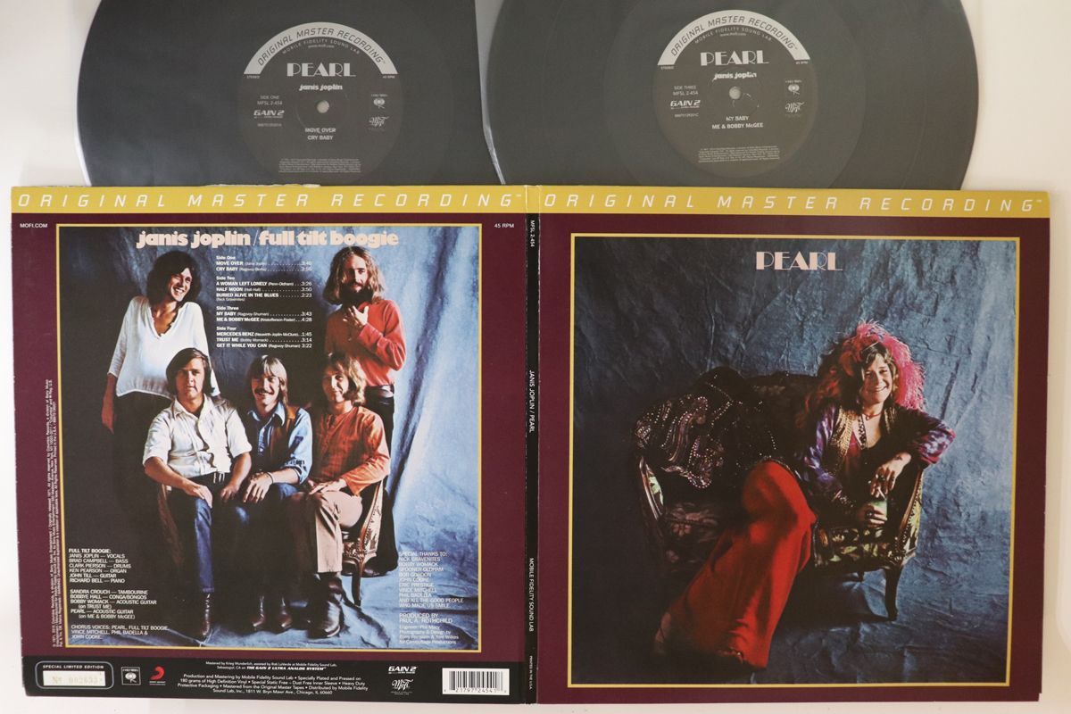 米2discs LP Janis Joplin Pearl MFSL2454 MOBILE FIDELITY